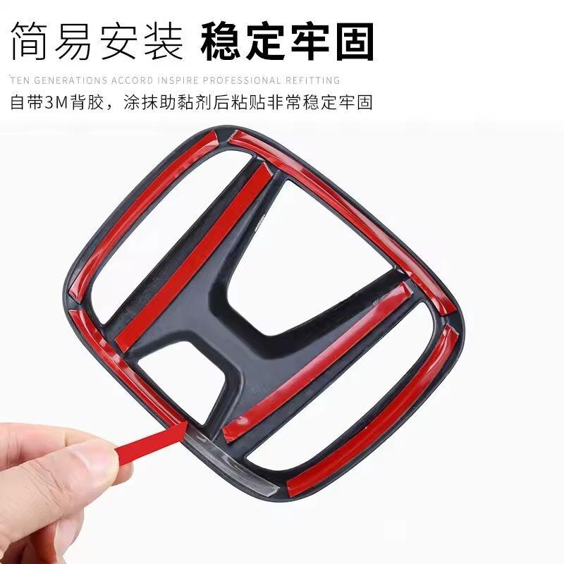 1Pcs Car Steering Wheel Decoration Sticker Badge Auto Styling For Honda Civci CRV Accord Mugen Prelude FIT City CRZ CRX Jazz D