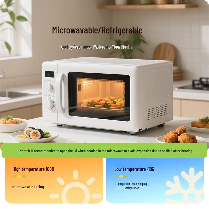 Biodegradable Corn Starch Round Takeout Container