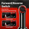 High Torques 90 Degree Pivots Ratchet Wrench Variable Speed Control Rechargeable Battery Comfortable Grip for Mechanical Tasks