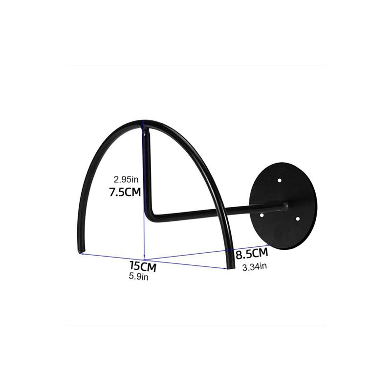 Guter Halbkreis-Ständer Wandmontage Hutständer Huthalter Kohlenstoffstahl Baseballkappen-Aufbewahrungsständer 1 Stück