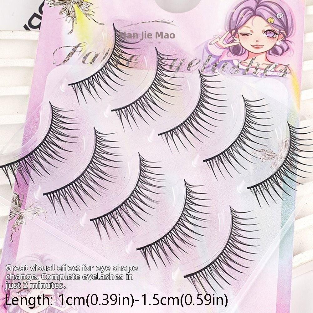 Korean Style Manga False Eyelashes Wispy Eye Makeup Tools New Fake Lashes  Eyelash Extension