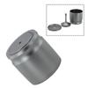 Dosing Cup with Lid 58mm Coffee Filter Holder Made of Aluminum Alloy Compatible with Espresso Machine Accessories