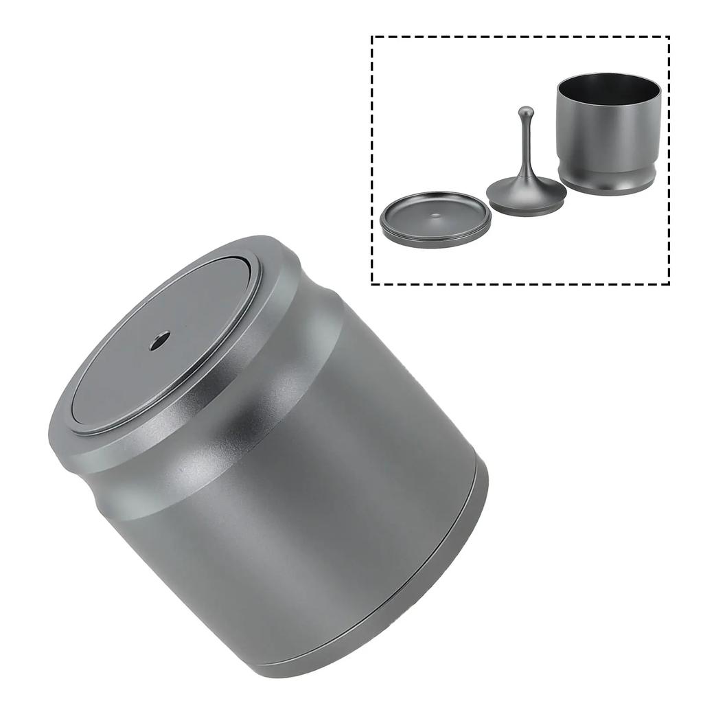 Dosing Cup with Lid 58mm Coffee Filter Holder Made of Aluminum Alloy Compatible with Espresso Machine Accessories