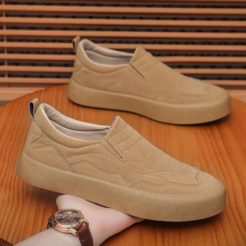 

Модная мужская обувь Дышащая Молодежная обувь Слипоны Однотонные Кроссовки Классическая Оригинальная Распродажа Дешевая Ликвидация Рабочая Мужская Повседневная обувь 42