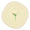 Bubble Desk Clock Quiet Movements Creamy Yellow Creative Wall Clock for Home Office Study Room Decoration Accessories