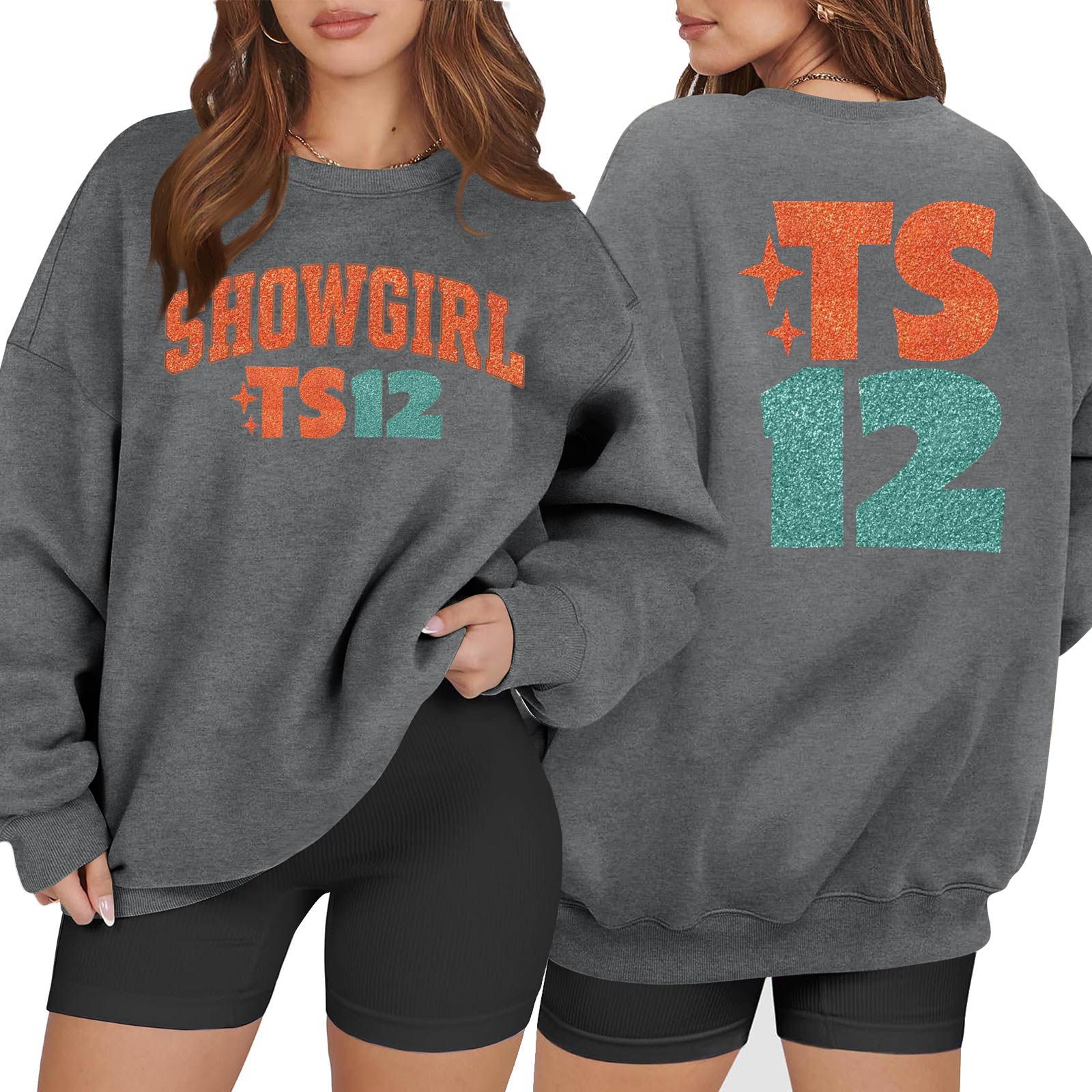 

Women s Casual Fashion Long Sleeve Printed Round Neck Sweatshirt Top L