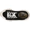 MLB Chunky High Low New York Yanker Lace Up Slip Resistant Abrasion Resistant Low Top Canvas Shoes Unisex Black 32SHU2111-50L