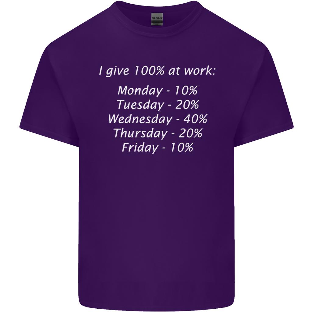 I Give 100 At Work Funny Office Slogan Unisexs Light Cotton TShirt