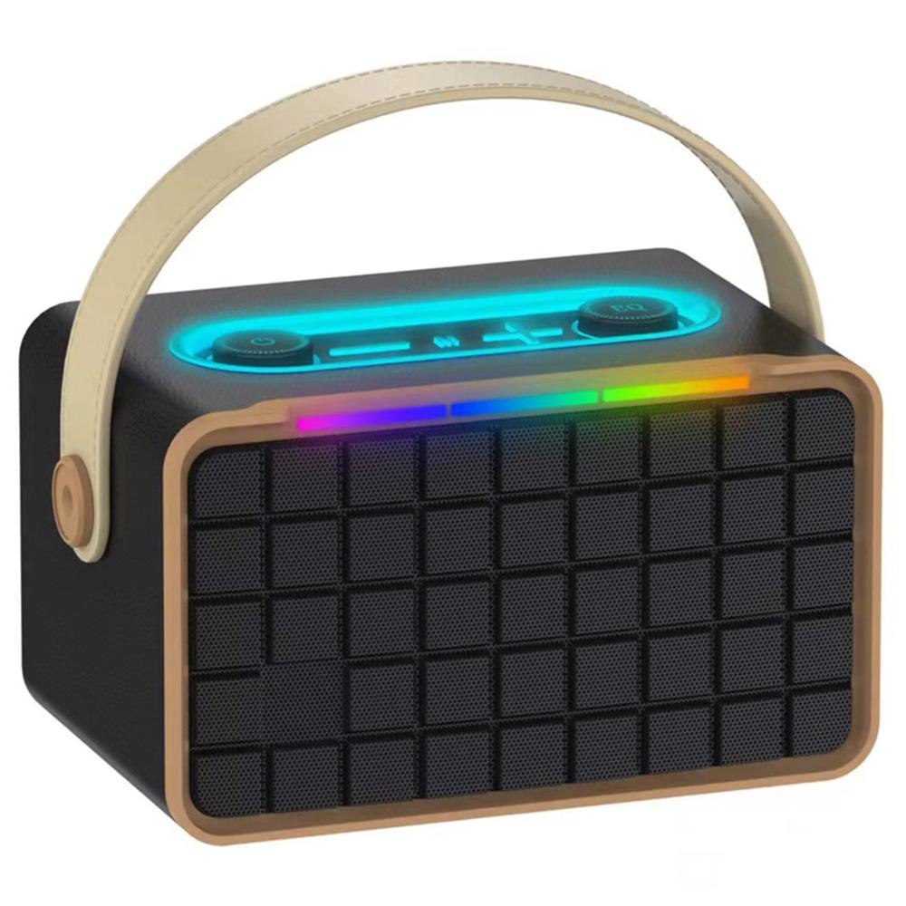 

NR8801 Outdoor Wireless Speaker Portable TWS Bluetooth-compatible Subwoofer Support TF Card Black