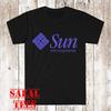 Sun Microsystems Company Men's Black T-Shirt Size S-5XL Unisex T-Shirt