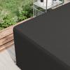 Outdoor Garden Furniture Cover Waterproof, Anti-UV 600D Heavy Duty Oxford Fabric Patio Furniture Cover for Rectangular Sofa Table Set, Black