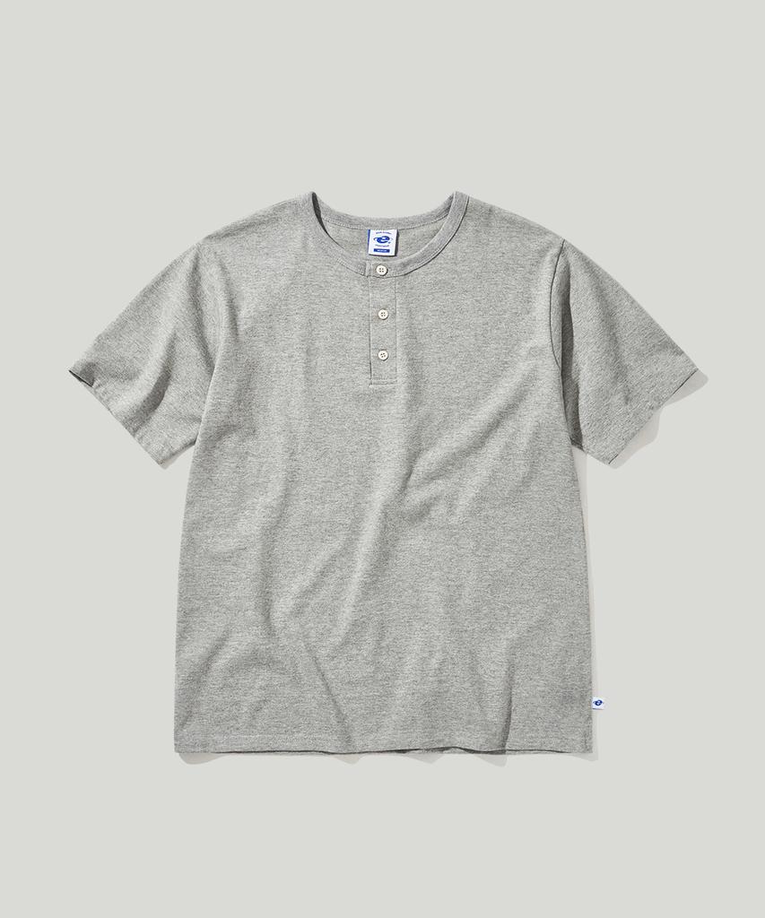 Iseuteuko 1018 Classic Henley Neck T-Shirt (Type B)