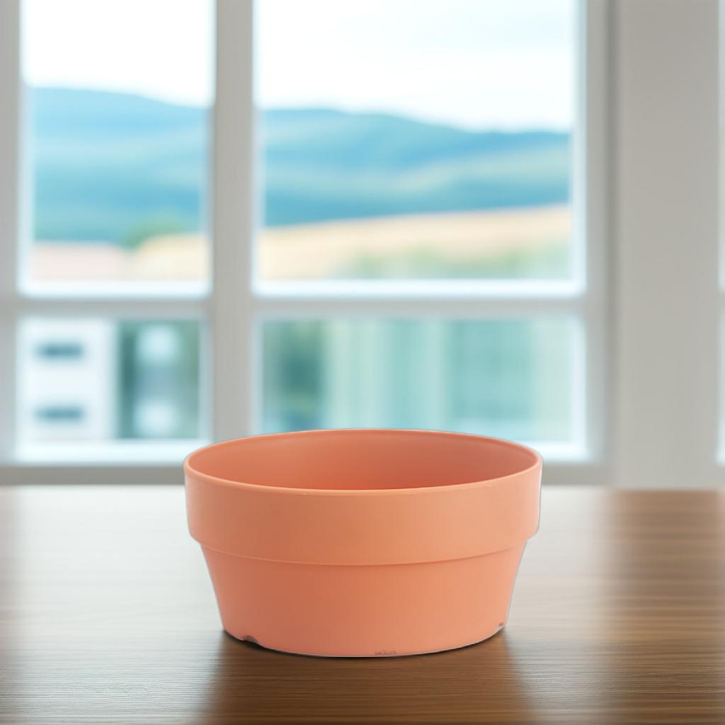 5Pcs Imitation Clay Flowerpot Japanese Round Plastic Plant Pot Drainage Hole Indoor Outdoor Succulent Container Garden Supplies