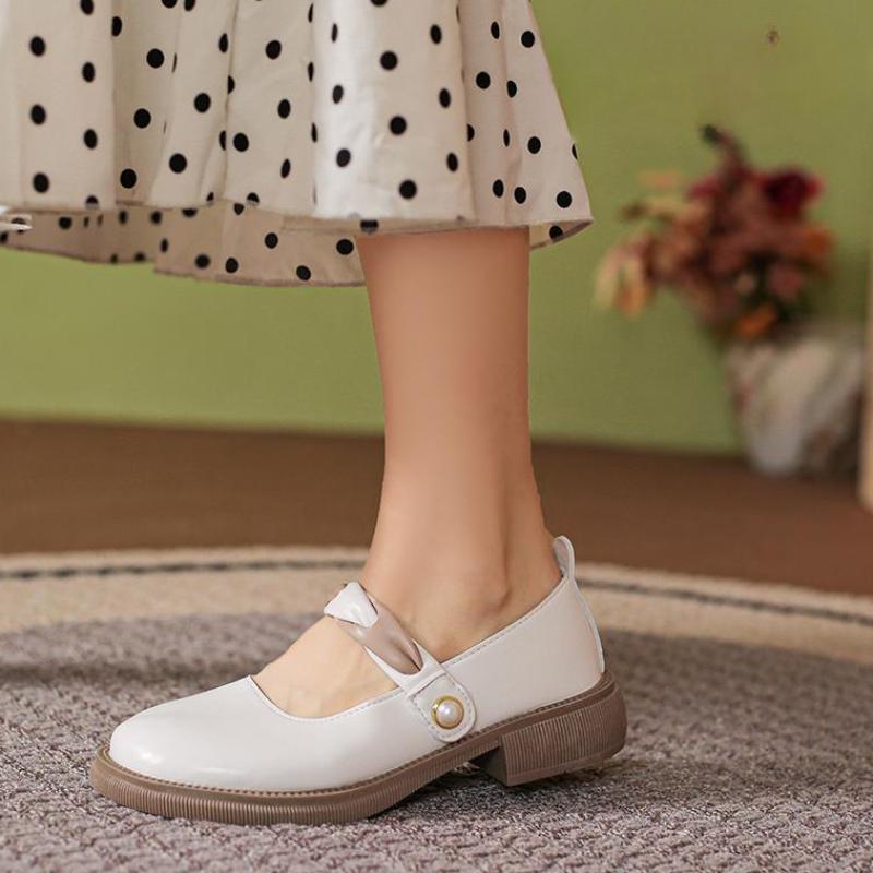 Korean Version Shallow Mouth Single Shoes Female 2024 New Fashion Casual Simple All-match Color Matching Women Shoes Summertime