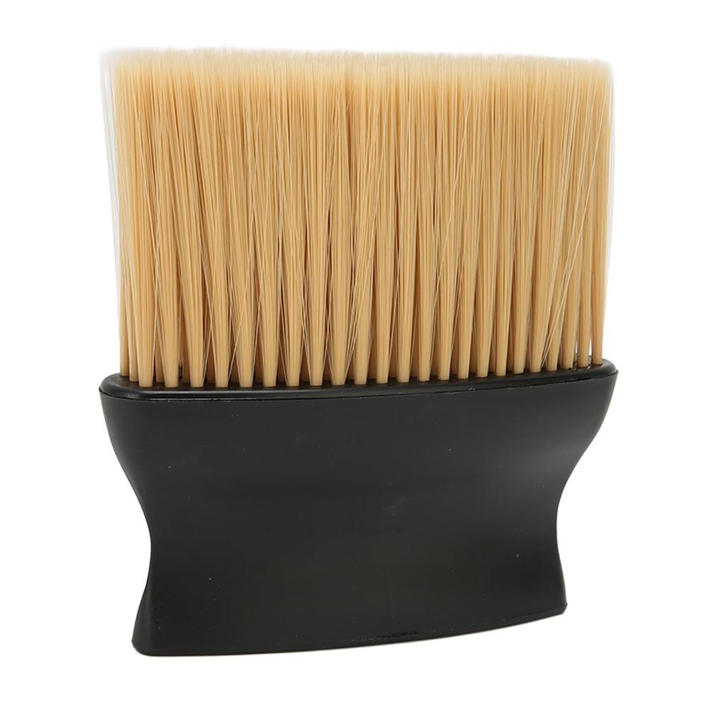 Soft Nylon Hairs Neck Duster Brush ABS Handle Barber Brush Duster For Hairdressing