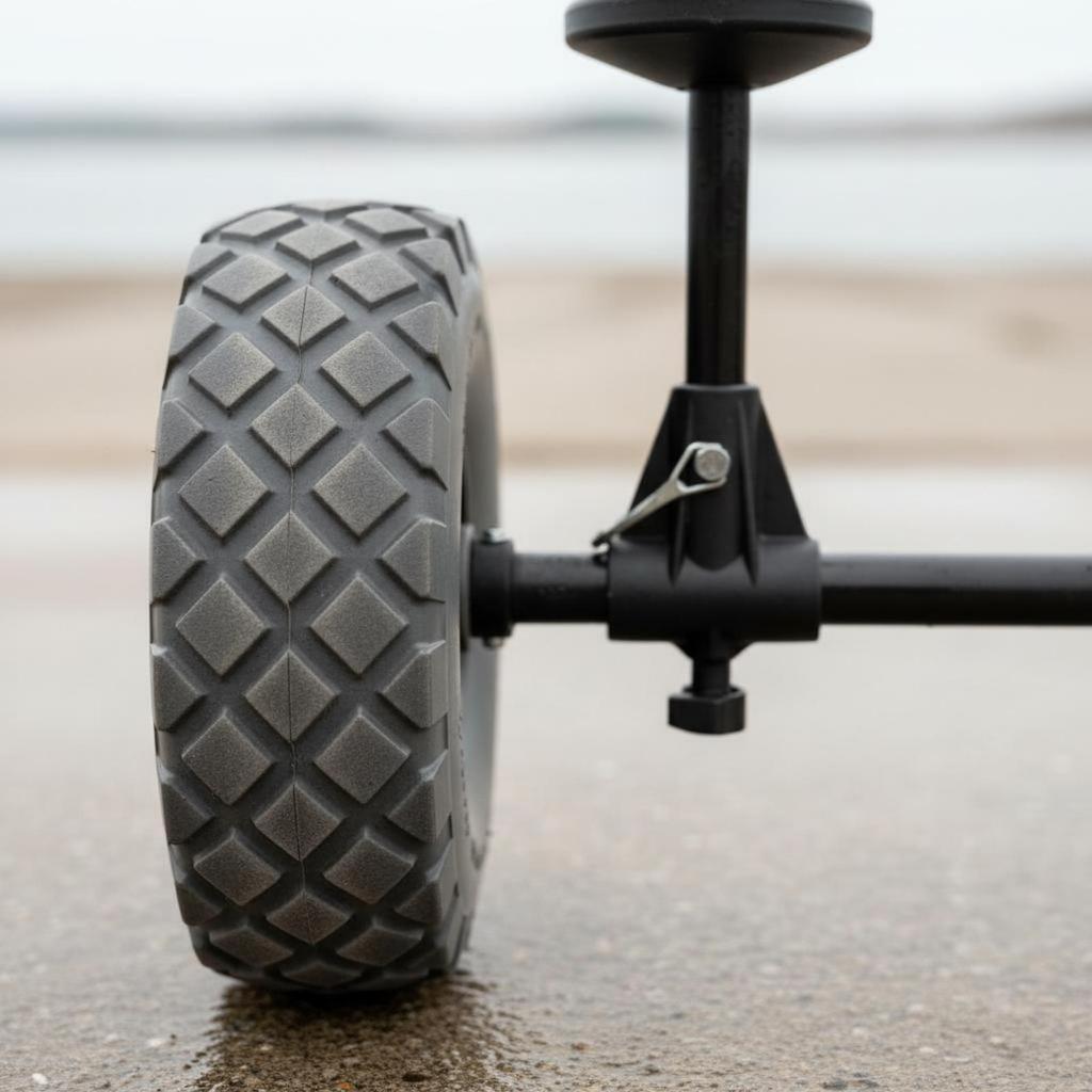Solid Rod Kayak Trailer High-End Transport 2.8 Mm Thick Wall