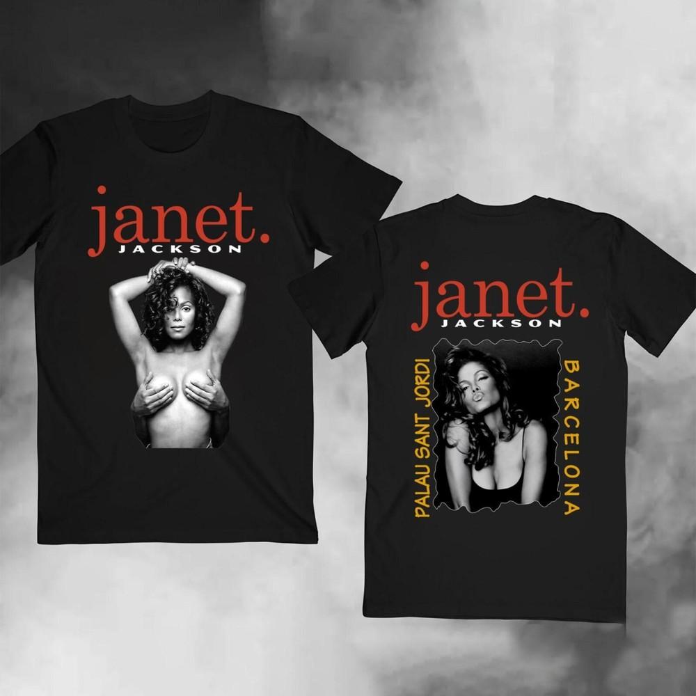 JANET JACKSON 90s Rap Style Vintage Bootleg T-Shirt Unisex T-Shirt XXXL