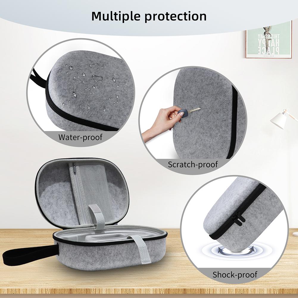 Carrying Case Shockproof Full Protective Case with Mesh Pocket Portable Travel Carry Handbag for Apple Vision Pro Case