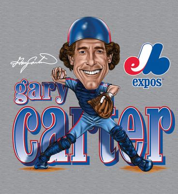 HOT NEU Gary Carter T-Shirt Grau Unisex T-Shirt Alle Größen JJ2347