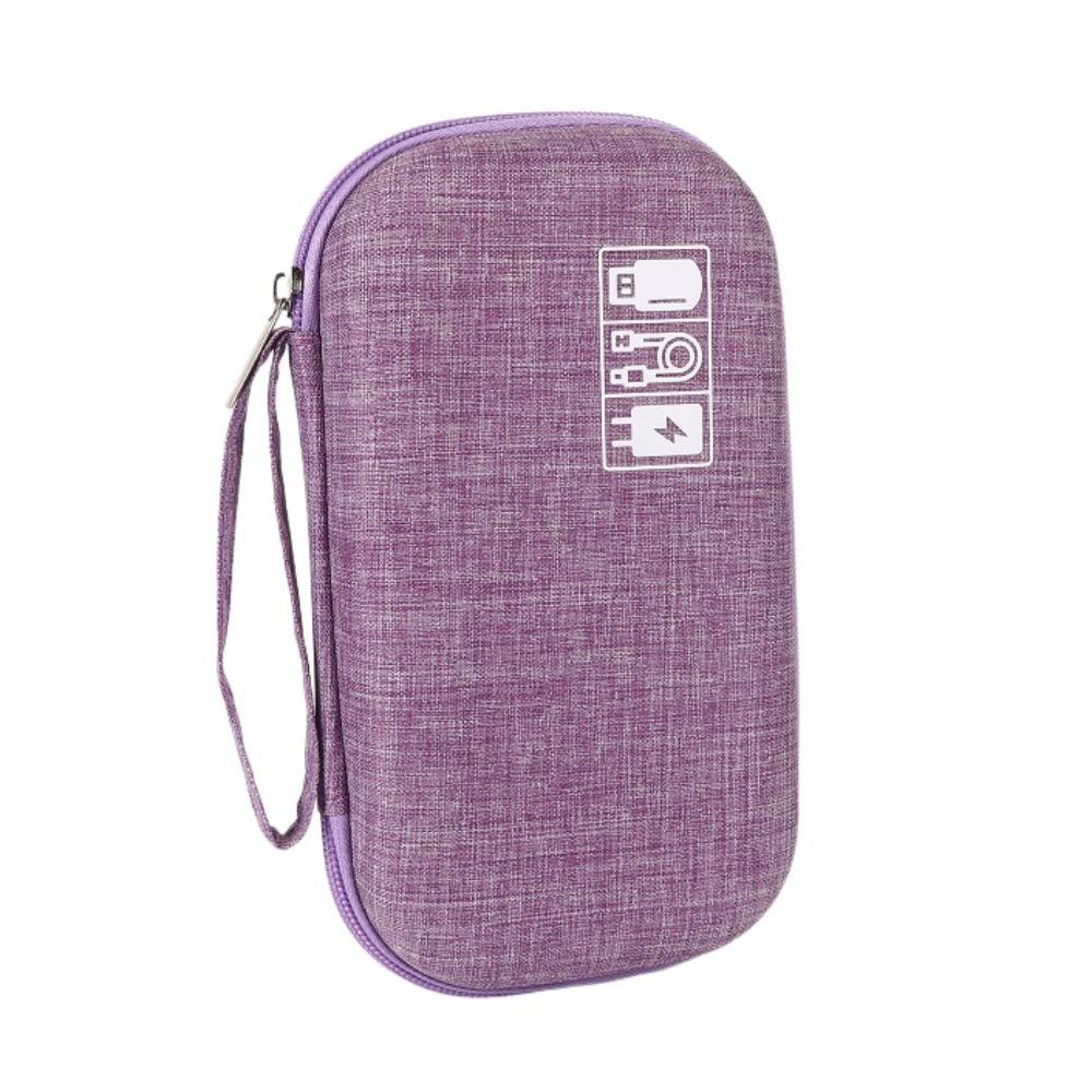 Hard EVA Digital Storage Bag Shockproof Data Cable Organizer Bag  Electronic Products