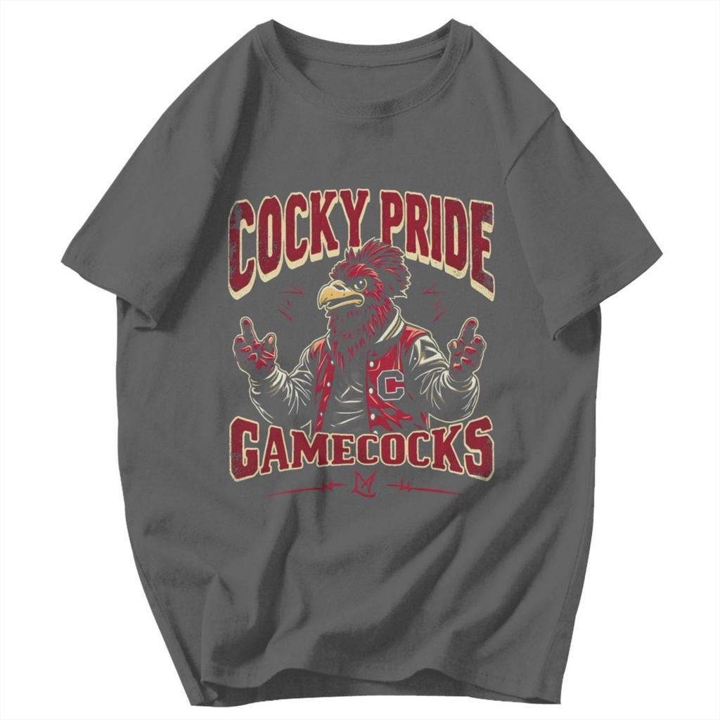 Men T Shirt Gamecock Funny Idea Y2K Graphic Crewneck Unisex Tops T Shirts