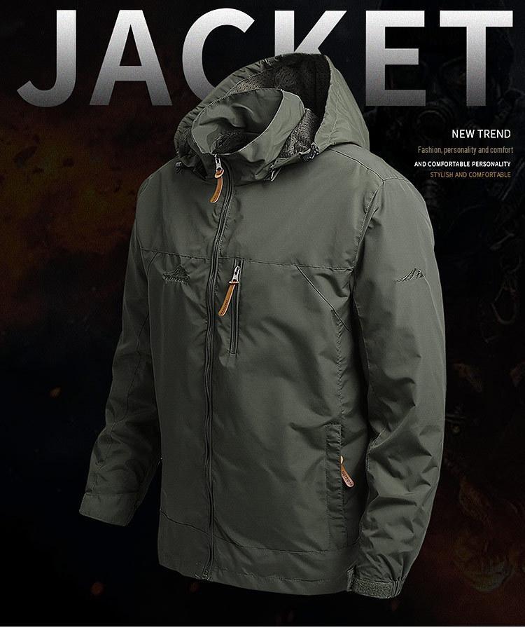 2020 Men's Trendy Mountaineering Windbreaker: Spring/Autumn Outdoor Sports Jacket