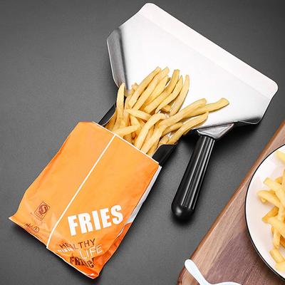 Stainless Steel Single/Double Handle Food Shovel Chip Scoop French Fries Shovel