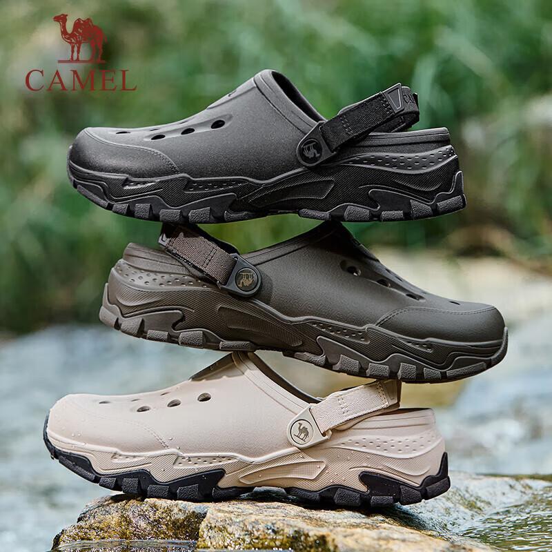 CAMEL Soft Cushioning Two-Way Thick-Soled Mountain Outdoor Sandals, Breathable Men's Shoes G15M776029