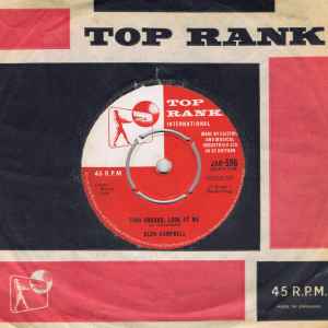 7inch Record GLEN CAMPBELL - Turn Around, Look At Me / Brenda JAR596 Top Rank Intern 1961 UK Rock Used
