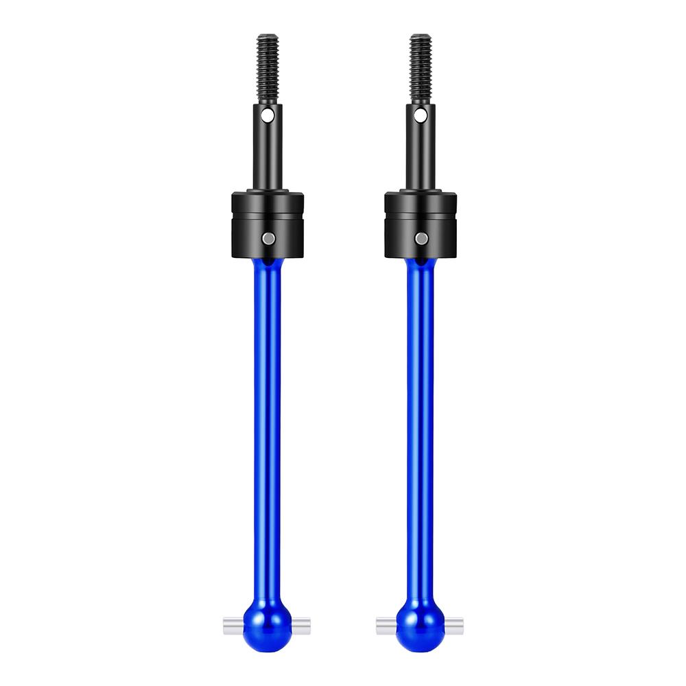 TRINOOD 1Pair Steel CVD Drive Shaft Front Rear Universal Dogbone for 1/10 Tamiya TT02B RC Buggy Car Upgrade Parts