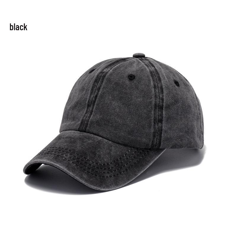 Vintage Distressed Dad Hat with Embroidered Logo – Soft Brim, Flat Bill Baseball Cap