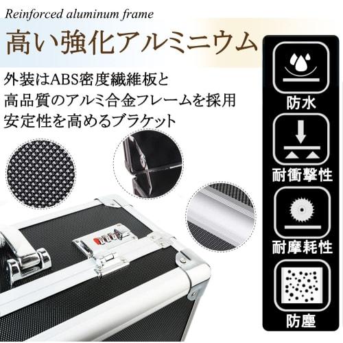 Magnetic Loader Case, Aluminum Attache Case with Combination Lock, Card Game Carrying Case, Large Capacity Card Case, Trading Card Storage Box, Storag