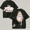 My Anime T-shirt Marin Printed Vintage Washed Oversized Streetwear Summer Cotton Tees Clothes Men Clothing