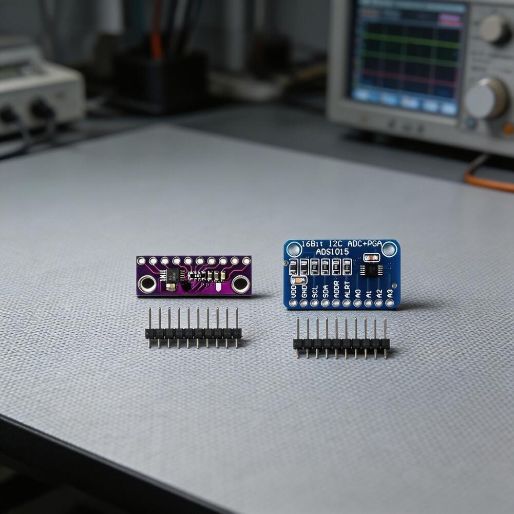 5pcs ADS1015 ADC Analog-to-Digital Converter Module, I2C Interface, 2.0V To 5.5V Development Board Converter Module