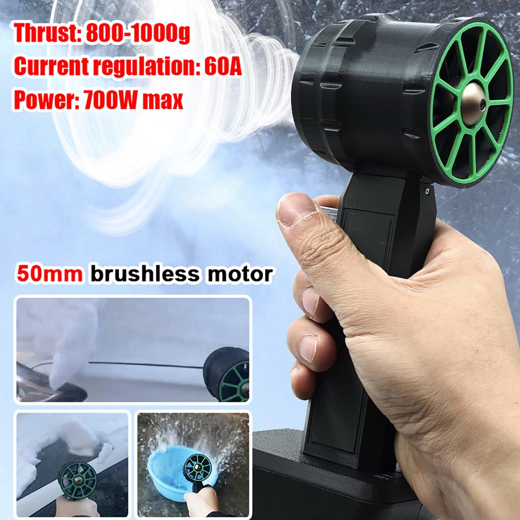 Handheld Ducted Turbofan 50mm Brushless Motor Jet Fan  800 1000g Thrust Car Washer High Power Dust Blower Keyboard