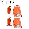 Portable Waterproof Emergency Survival Sleeping Bag Outdoor Edc Camping Gear Thermal Sack First Aid Rescue Kit Mylar Blanket