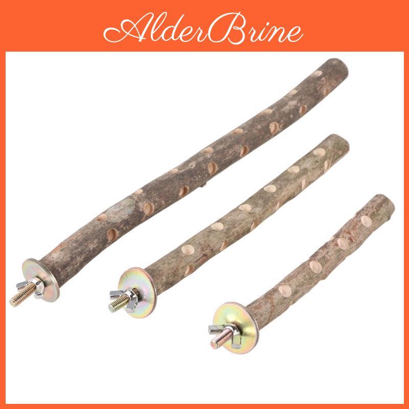 Perch Stand Nature Bird Wood For Parrots Conure Supplies Budgies Grinding Scratchers For Small Medium Parrots Rack Toy