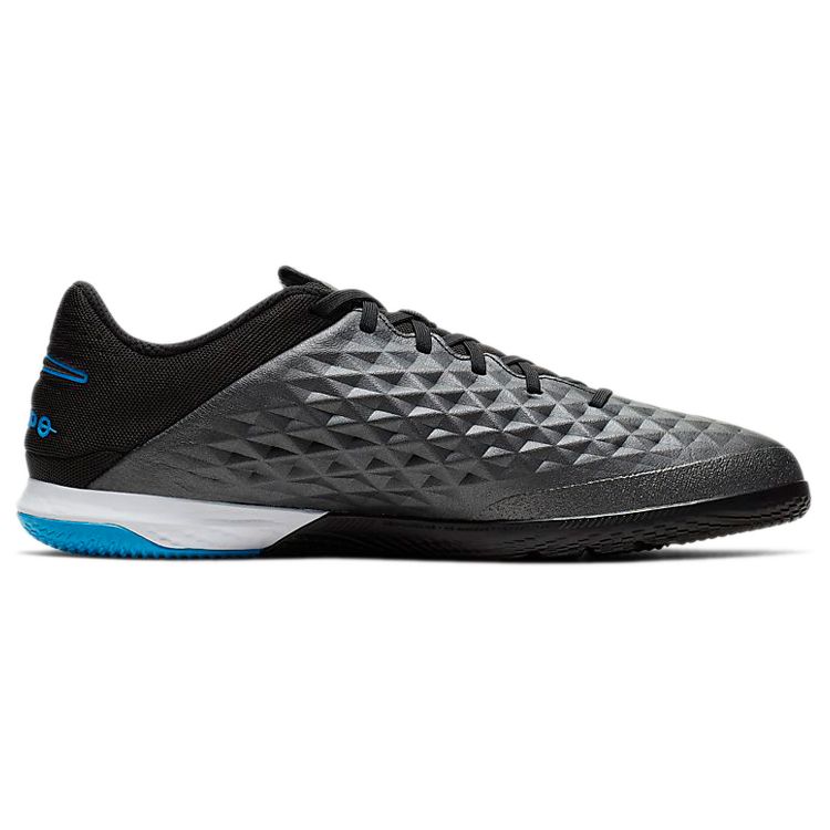 Nike React Tiempo Legend 8 Pro IC Under the Radar Unisex Sneakers Black Blue-Hero AT6134-004