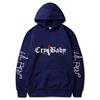 Men's Lil Peep Hoodie – Emo Rap Fan Pullover with _Lil Peep_ Sleeve Text – Cozy Unisex Streetwear for Concerts Casual Wear