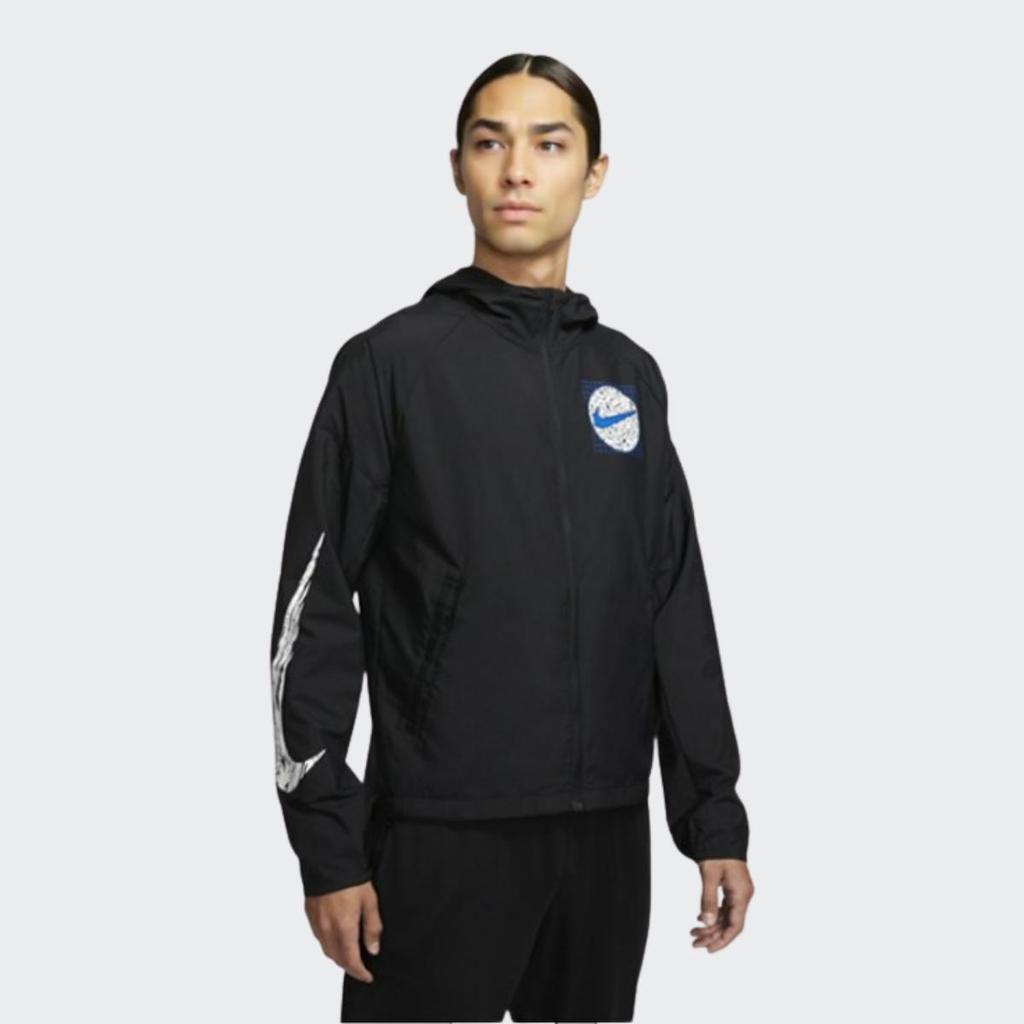 Nike Wild Run Running Hooded Jacket Black DA0191-010