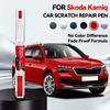Marca OPRTAMG Per Skoda Kamiq Penna per Riparazione Vernice Auto Touch-Up Rimuovi Graffi Fai-da-te Accessori Auto Blu LB5K Argento LA7R Bianco LB9
