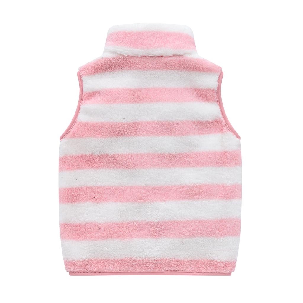 Lässige warme Samtweste für Jungen und Mädchen in mittlerer und großer Kindergröße, koreanische Version mit Taschen, Stehkragen, Pulloverweste, Jacke