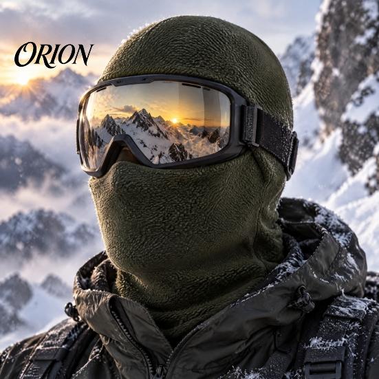 Thermal Face Cover Motorcycle Riding Fleece Mask for Winter, Windproof Cold Weather Balaclava Ski Cycling Mask, Neck Gaiter Outdoor Activities