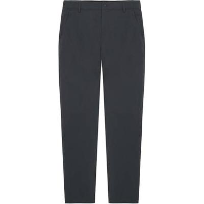Solid Color Mid Waist Pocket Casual Pants Men Bottoms Charcoal-Gray NP6NR12B
