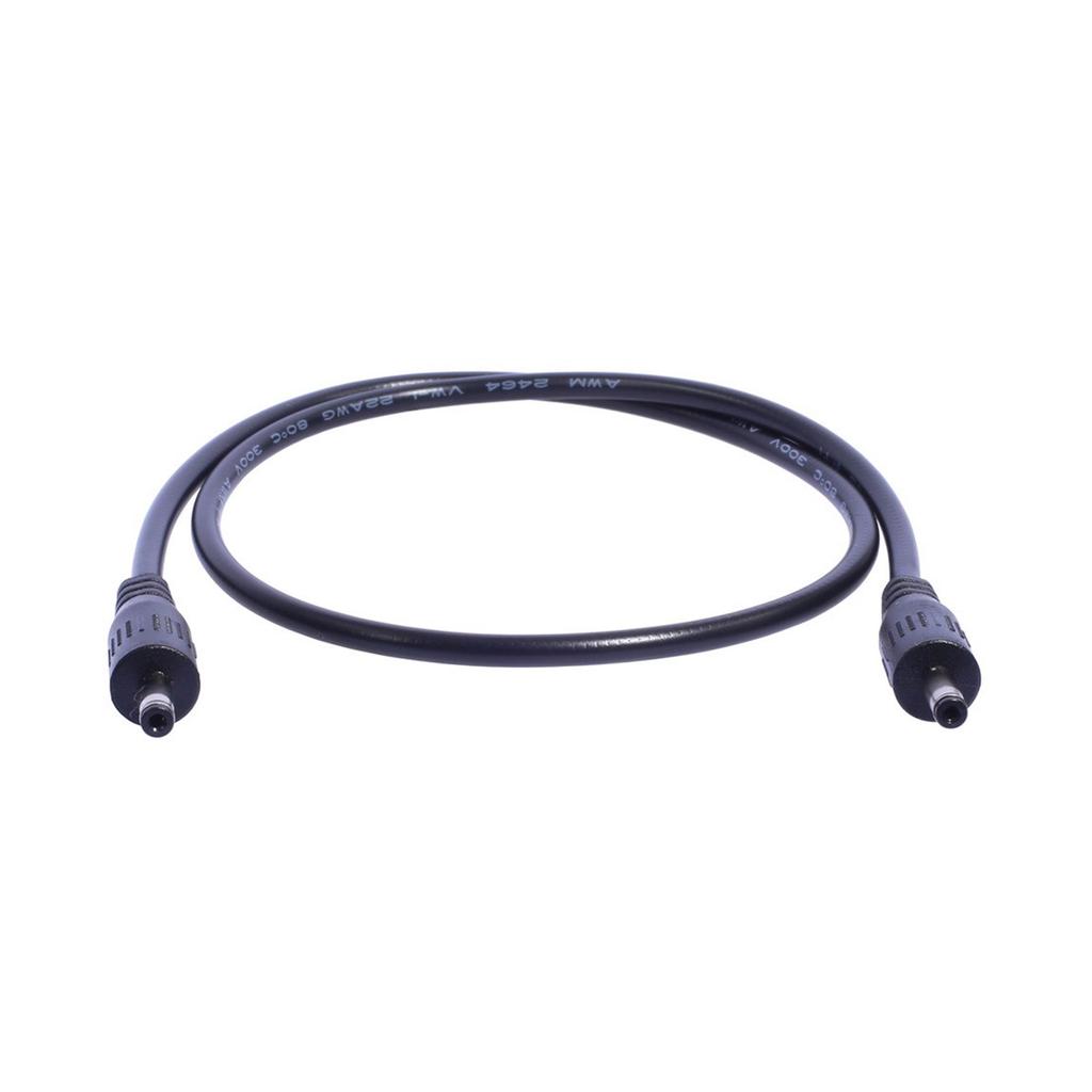 Cabo de alimentação universal macho para macho de 3,5 x 1,35 mm, fio de cobre 22 AWG para roteadores, s, luzes LED, ventiladores e muito mais