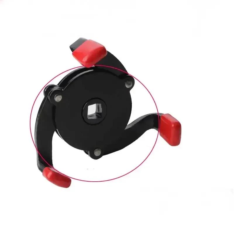 One Way Oil Filter Three Jaw Wrench Tool with Anti-skid Edging Oil Core Removal Ball Head Filter Wrench Car Trucks Repair Tools