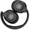 QIIZCP Tune 710bt Kabelloses Over-Ear-Bluetooth mit Mikrofon, 50-Stunden-Akku, Freisprechfunktion, tragbar, Schwarz 