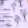 1 Sheet Clear Stamp Transparent Seal Stamp Card Making 3D Scrapbooking Stamps
