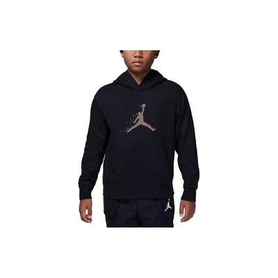 Çocuk Fitted Kapüşonlu Kazak Uzun Kollu Sweatshirt İlkbahar/Yaz 2023 Çocuk Üstleri Siyah FV5653-010