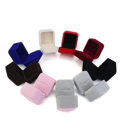 Velvet Jewelry Box for Rings, Earrings, and Pendants - Elegant Gift Packaging
